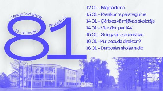 Skolas dzimšanas diena 2026 Skolas dzimšanas diena 2026