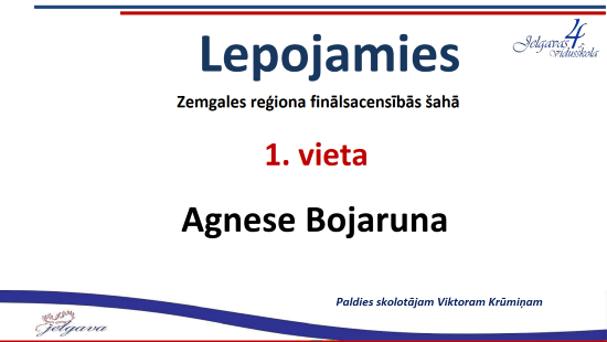 Lepojamies par šahu