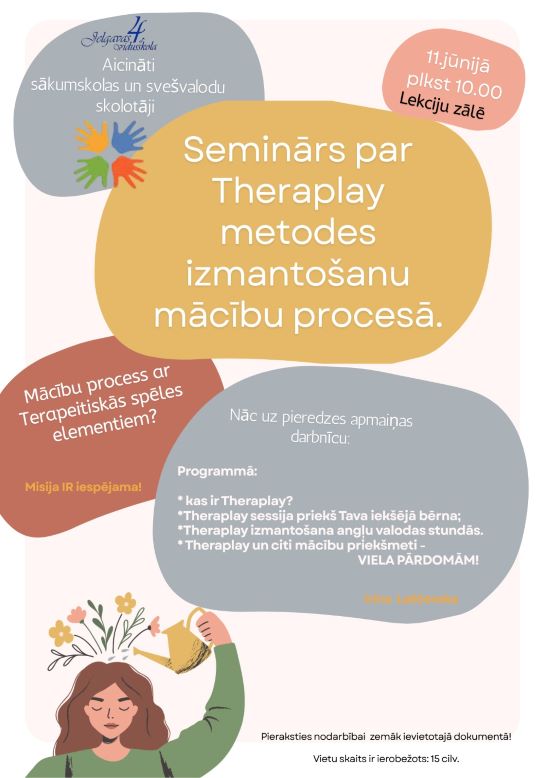 Theraplay nodarbība skolotājiem