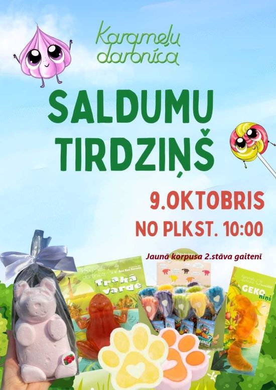 Karameļu darbnīcas tirdziņš
