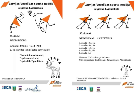 Sporta diena 17. oktobrī